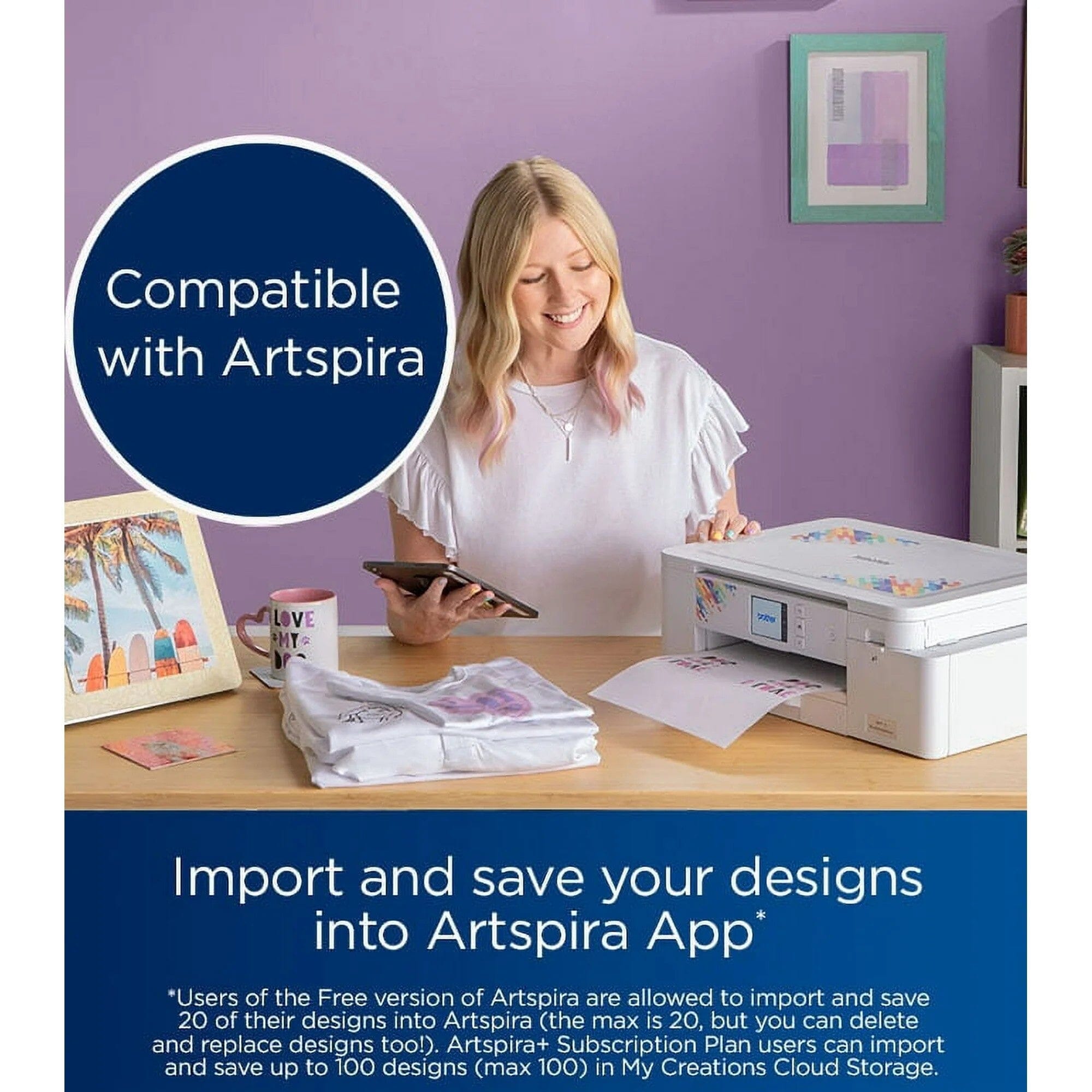 Brother SP-1 Sublimation Printer - 8.5in x 11in Sublimation Bundle Brother 