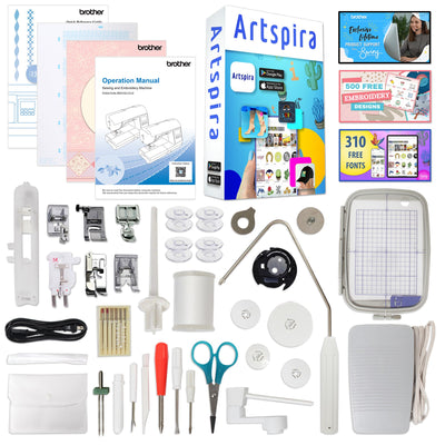 Brother SP-1 Sublimation Printer with SE200 Combo Embroidery Machine Sublimation Bundle Brother 