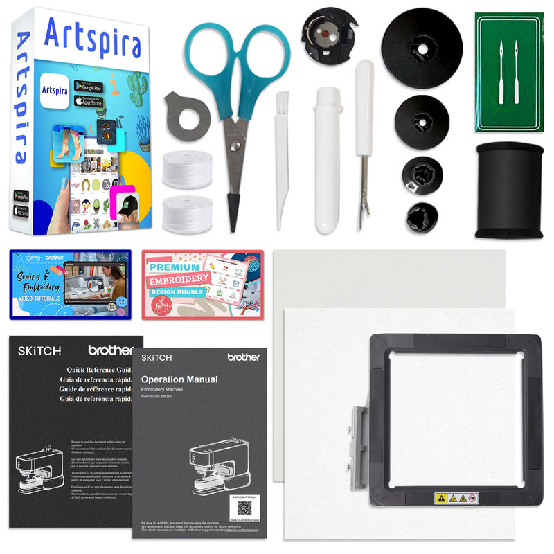 Brother SP-1 Sublimation Printer with Skitch Embroidery Machine Bundle Sublimation Bundle Brother 