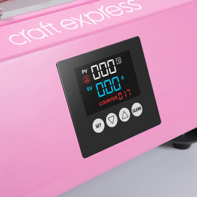 Craft Express Elite Pro 11oz, 20oz & 30oz Mug & Tumbler Press - Candy Pink Heat Press Craft Express 
