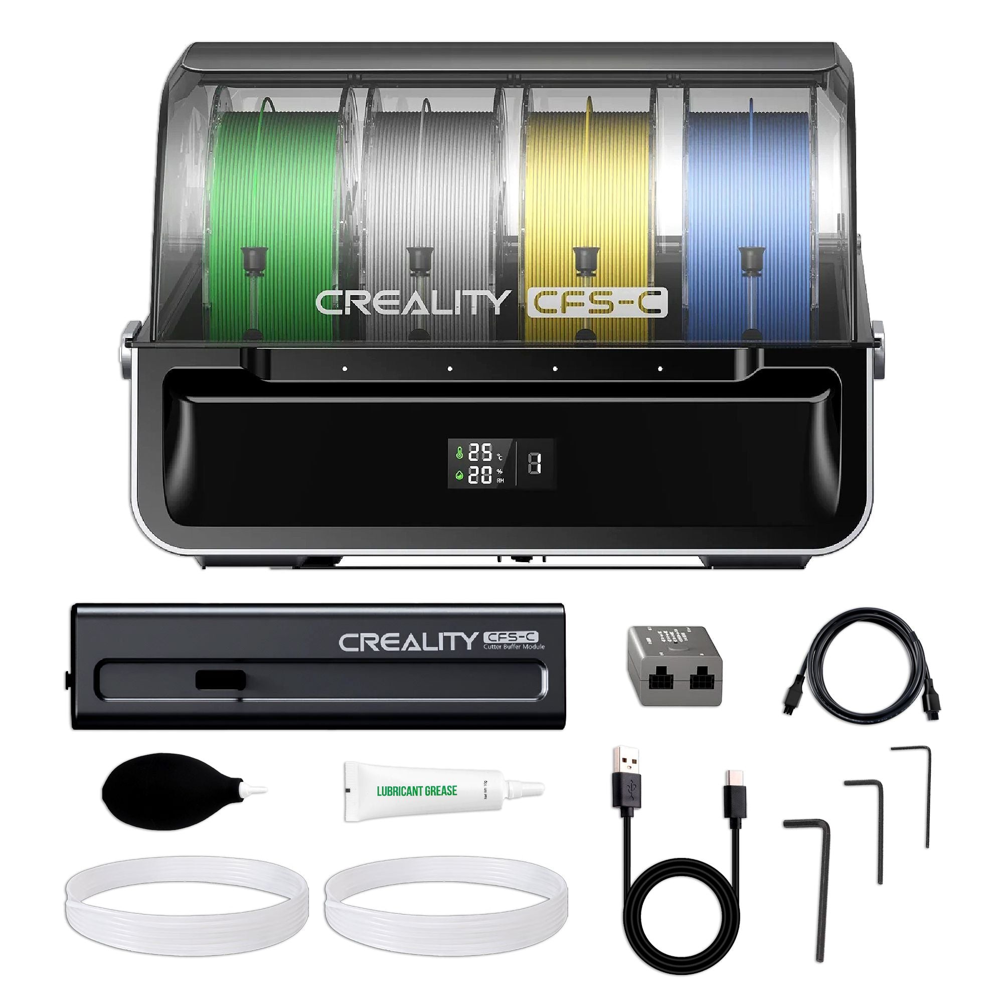 Creality CFS-C Multicolor Anti-Moisture Filament System | Swing Design