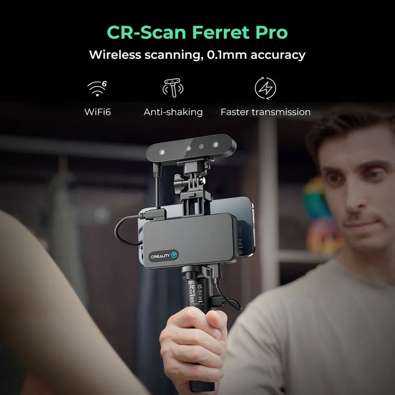 Creality Ferret PRO CR-Scan Wireless Handheld 3D Scanner Creality 3D Scanners Creality 