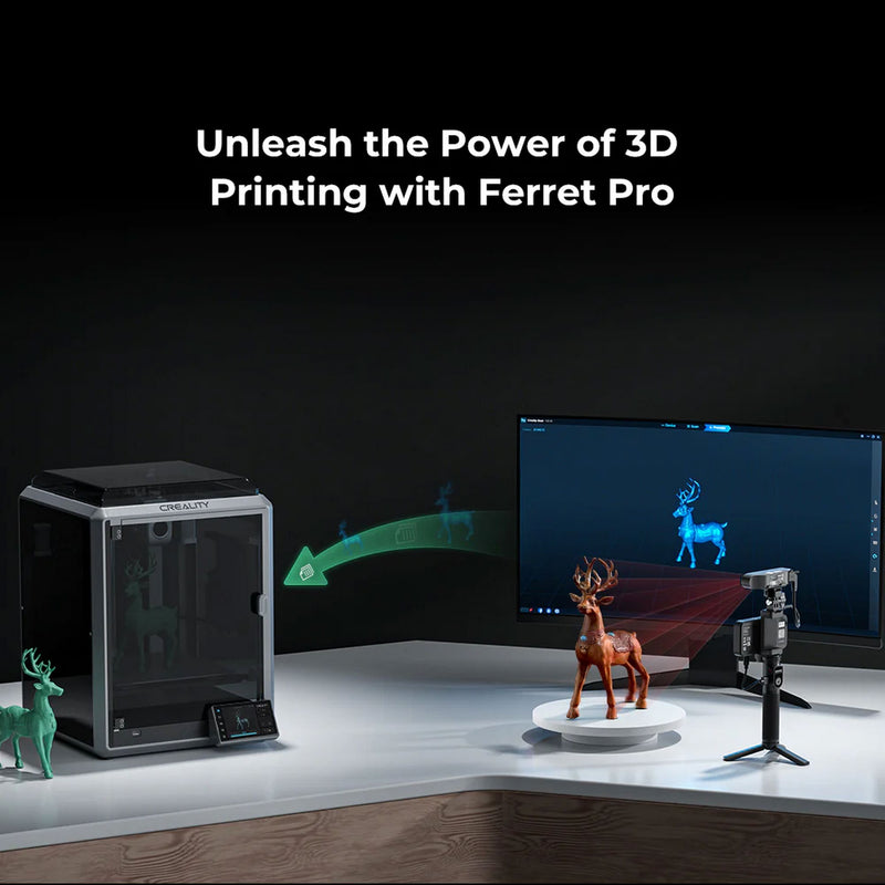 Creality Ferret PRO CR-Scan Wireless Handheld 3D Scanner Creality 3D Scanners Creality 