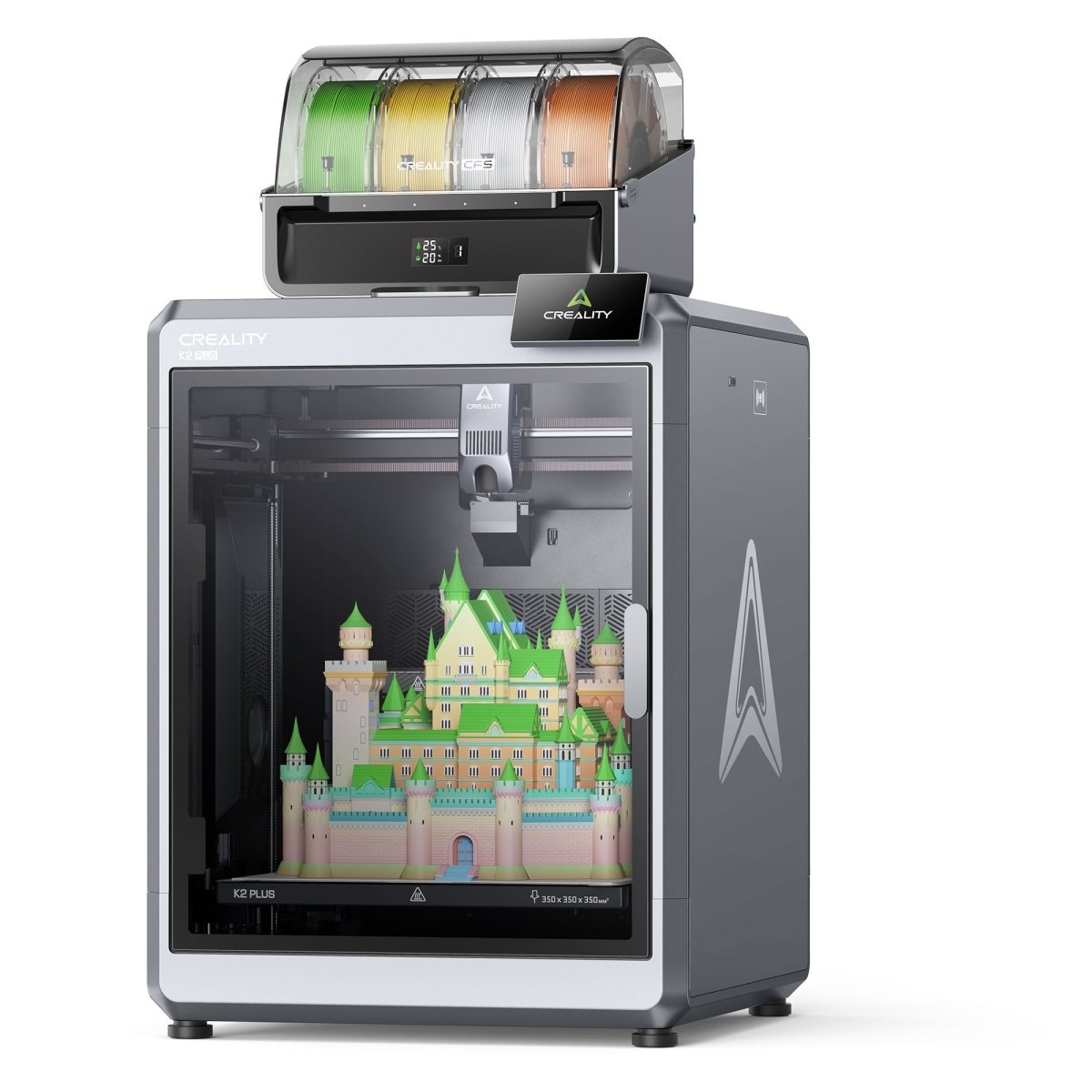 Creality K2 PLUS Combo 3D Printer & 4 Spool CFS System | Swing Design