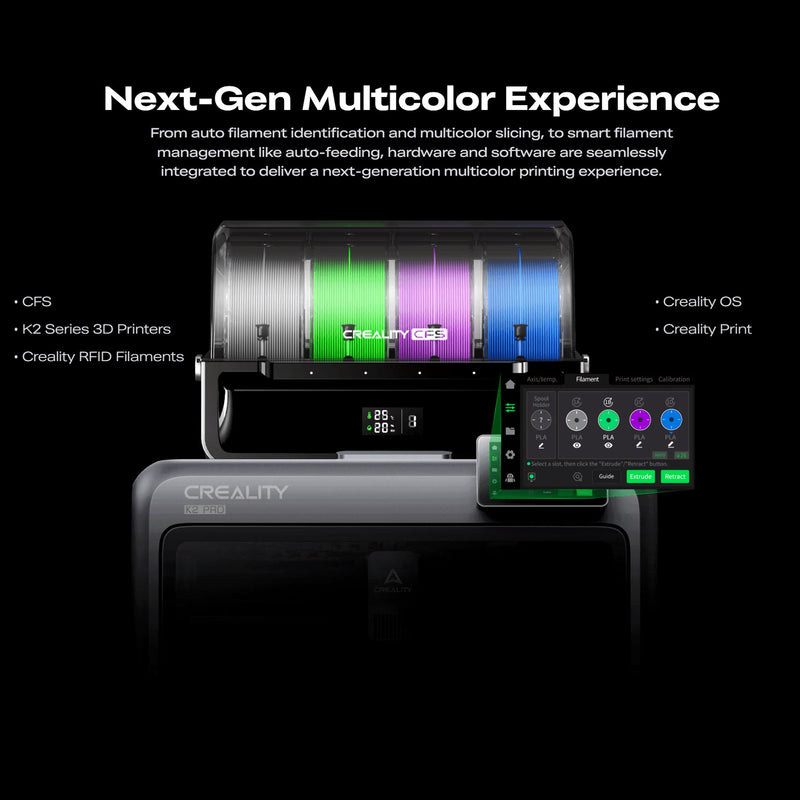Creality K2 Plus Combo 3D Printer with 4 Spool CFS System Creality K2 3D Printer Bundle Creality 