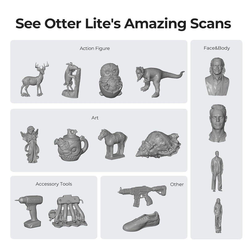 Creality Otter Lite Wireless Handheld 3D Scanner Creality 3D Scanners Creality 