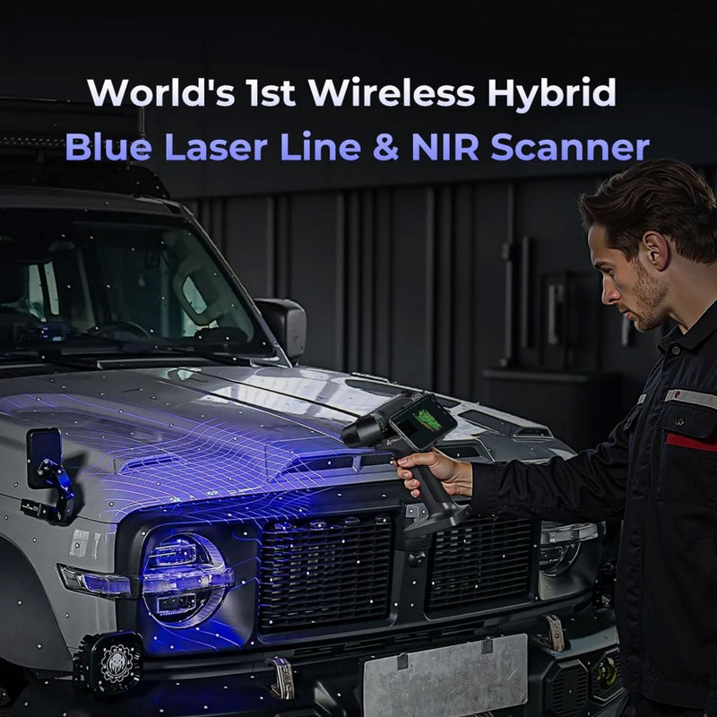 Creality RaptorX Wireless Hybrid Blue Laser & NIR 3D Scanner Swing Design 21