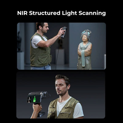 Creality RaptorX Wireless Hybrid Blue Laser & NIR 3D Scanner Swing Design 4