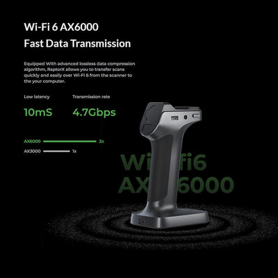 Creality RaptorX Wireless Hybrid Blue Laser & NIR 3D Scanner Swing Design 18