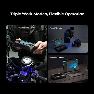 Creality Sermoon P1 All-in-One Professional Wireless 3D Scanner - Swing Design