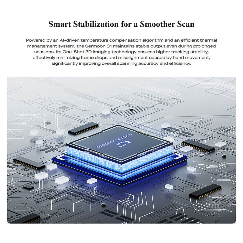 Creality Sermoon S1 Professional Grade Handheld 3D Scanner - Swing Design18