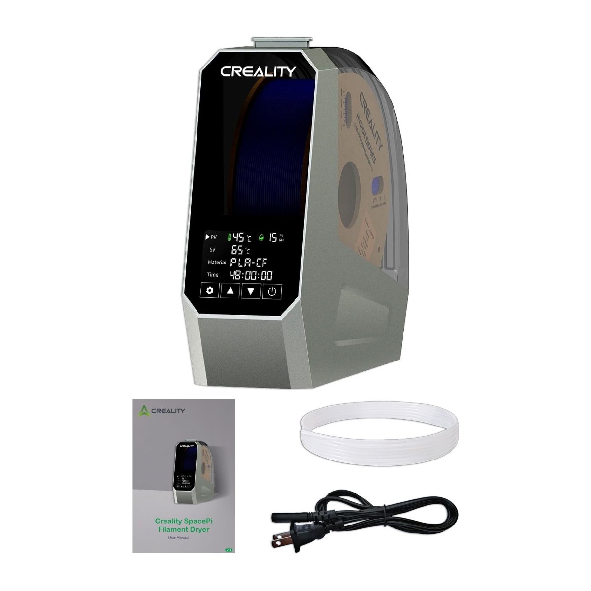 Creality Space Pi Single Filament Dryer | Swing Design