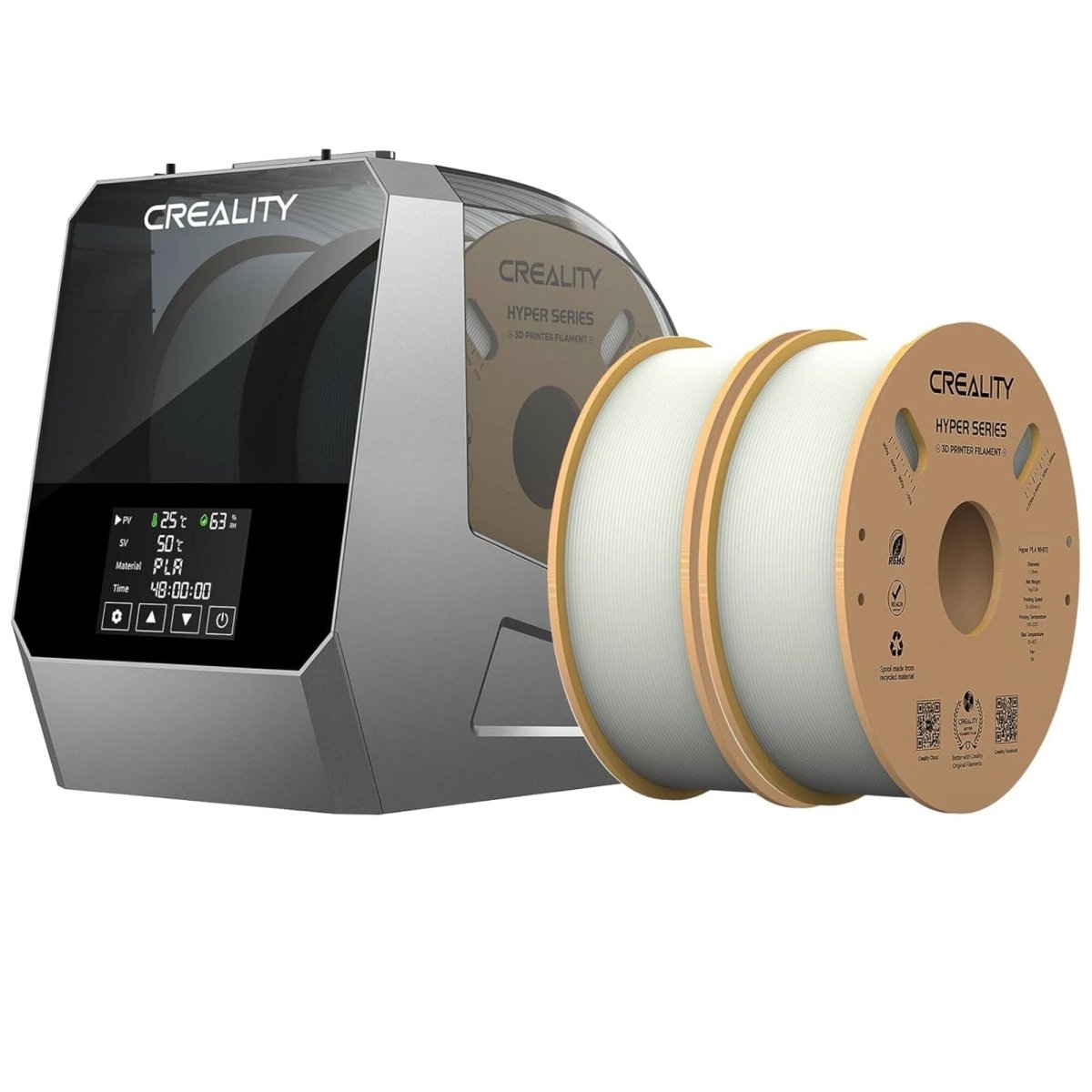 Creality SpacePi Two Roll Filament Dryer PLUS | Swing Design