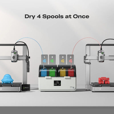 Creality SpacePi X4L Lite Muti-Color Filament Feeder & Dryer - Swing Design4