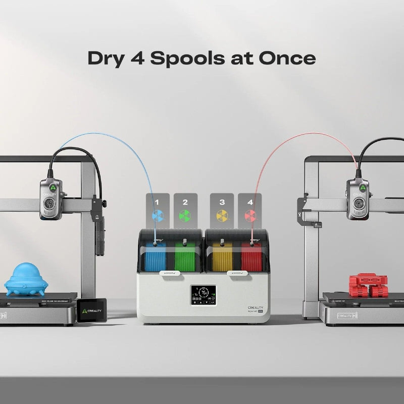 Creality SpacePi X4L Lite Muti-Color Filament Feeder & Dryer - Swing Design4
