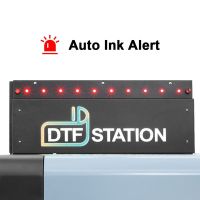 DTF Station Aries 124 UV DTF Printer w/ Inks, Supplies, Compressor & Training DTF Bundles Prestige 