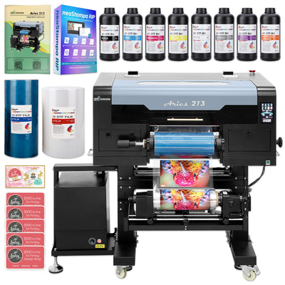 DTF Station Aries 213 UV Direct To Film (DTF) Printer 13in w/ Inks &amp; Supplies DTF Bundles Prestige 