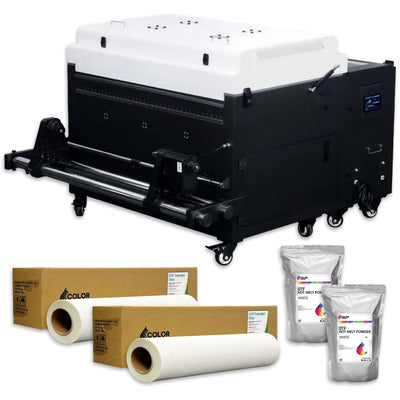 DTF Station Miro 36 Auto DTF Powder Shaker &amp; Oven w/ Built In Purifier Bundle - Swing Design1