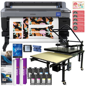 Epson F6470 44" Dye Sublimation Printer & Geo Knight Maxi Heat Press Bundle Sublimation Bundle Epson 