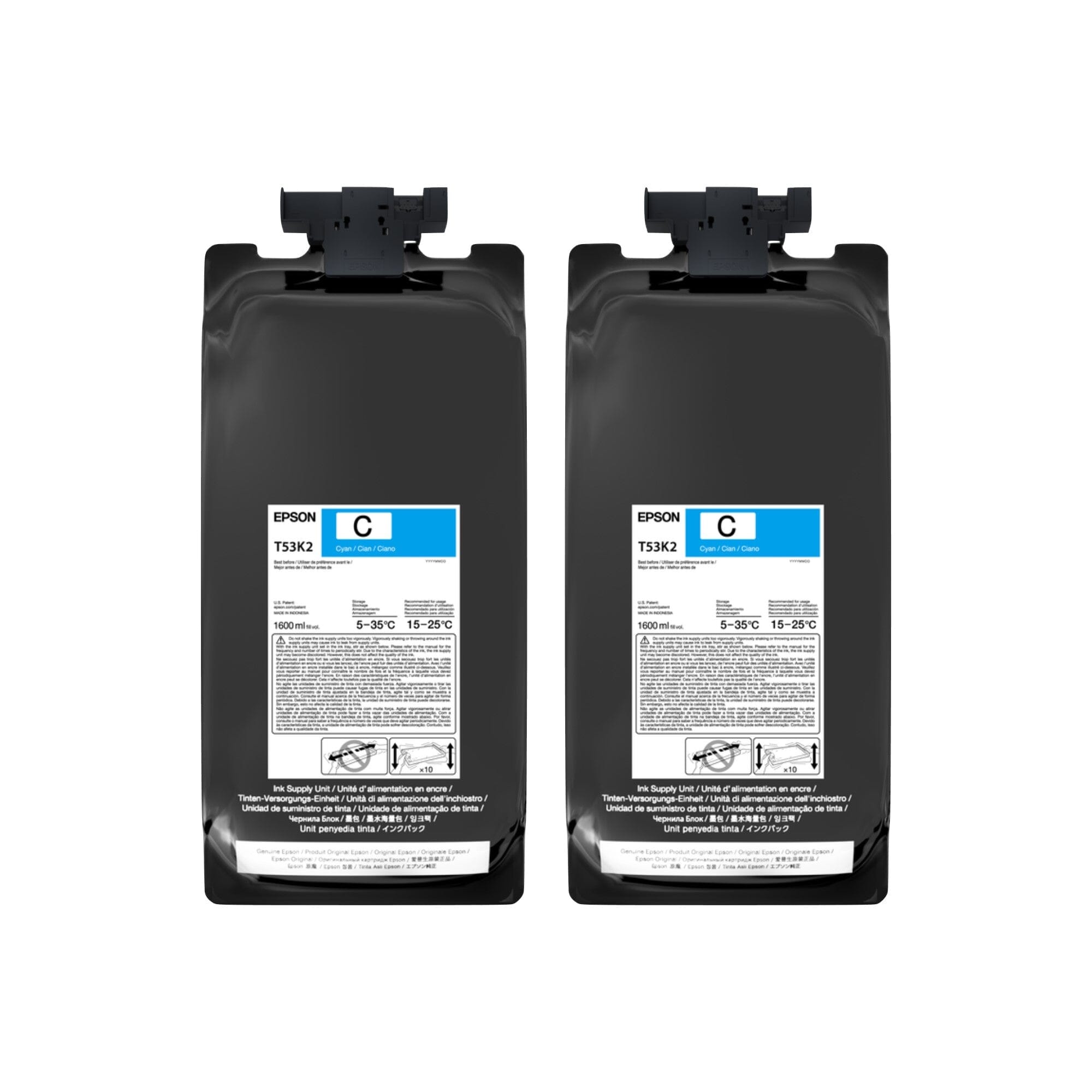 Epson F6470H UltraChrome DS Ink Bundle - CMYK + Light Cyan & Light Magenta Sublimation Bundle Epson 