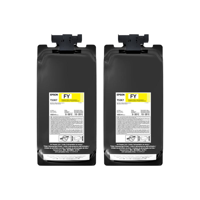 Epson F6470H UltraChrome Ink Bundle - CMYK + Fluorescent Pink/Fluorescent Yellow Sublimation Bundle Epson 