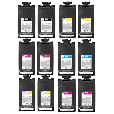 Epson F6470H UltraChrome Ink Bundle - CMYK + Fluorescent Pink/Fluorescent Yellow Sublimation Bundle Epson 