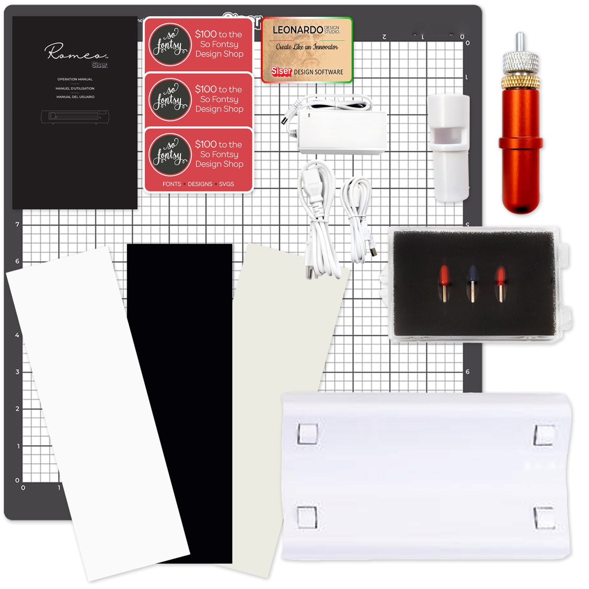 Epson PRO F570 Desktop 24&quot; Dye Sublimation Printer w/ Siser Romeo 24&quot; Cutter Epson F570 Bundle Epson 