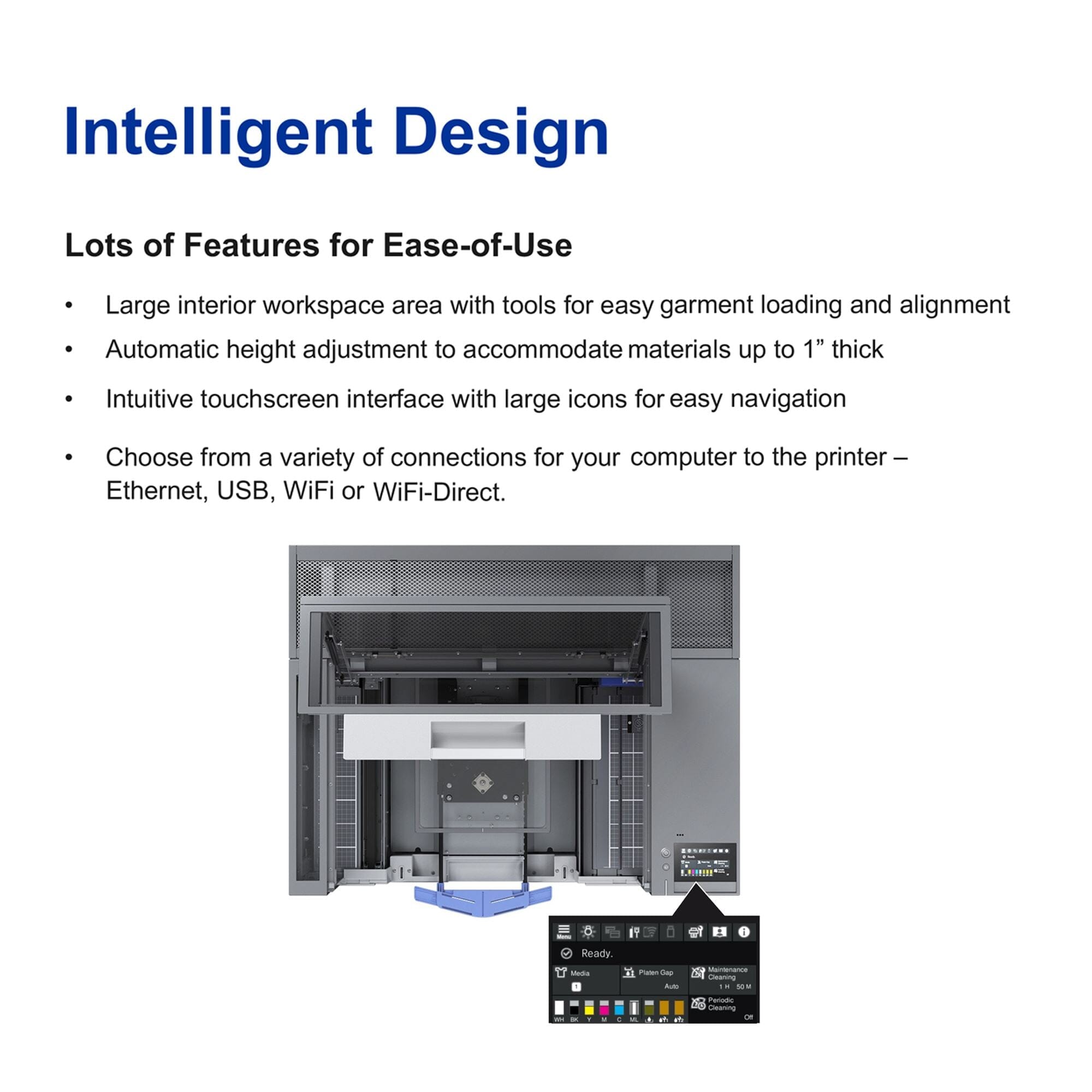 Epson Surecolor F1070 Hybrid DTG & DTF Printer Bundle with Platen Set DTG Bundles Epson 