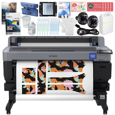 Epson SureColor F6470 Dye Sublimation Printer - 44&quot; Sublimation Bundle Epson 