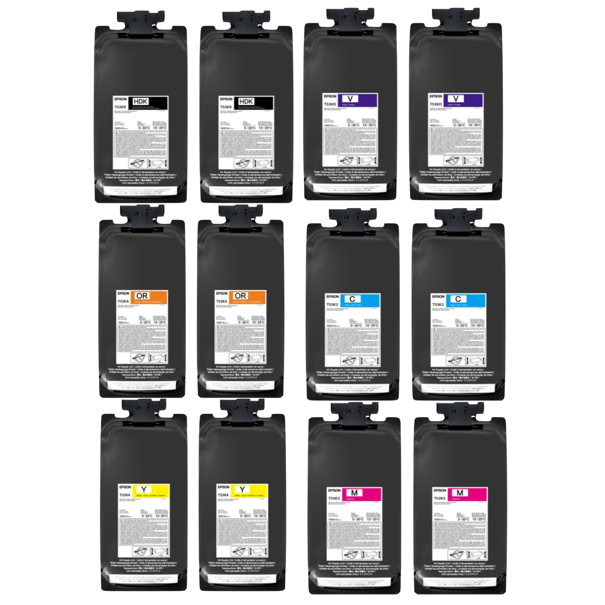 Epson SureColor F6470H Dye Sublimation Printer Vivid Color Ink Set Bundle - 44" Sublimation Bundle Epson 