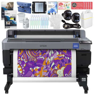Epson SureColor F6470H Pro Dye Sublimation Printer - 44&quot; Sublimation Bundle Epson 