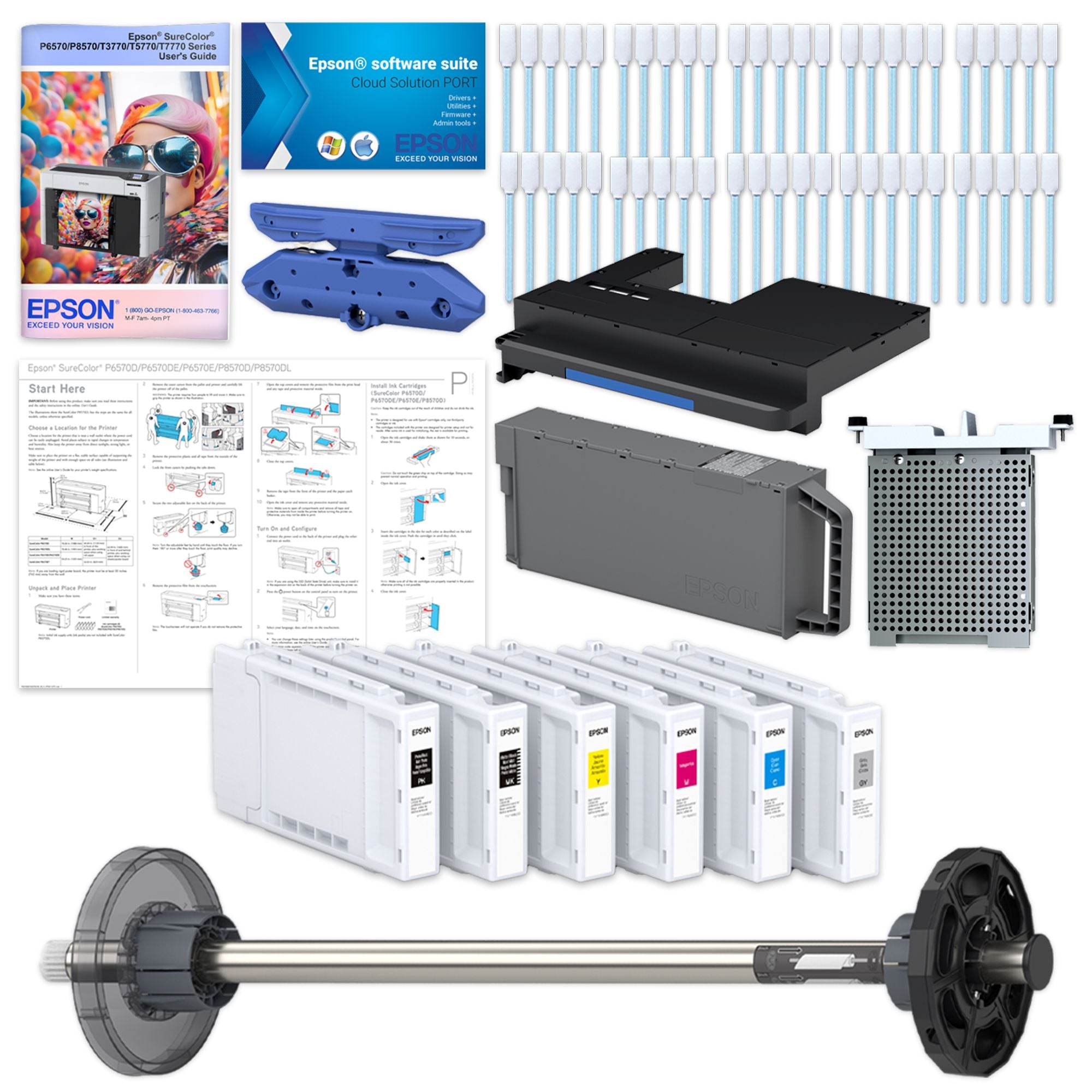 Epson SureColor P6570E 24-Inch Wide-Format Single-Roll Printer Inkjet Printer Epson 