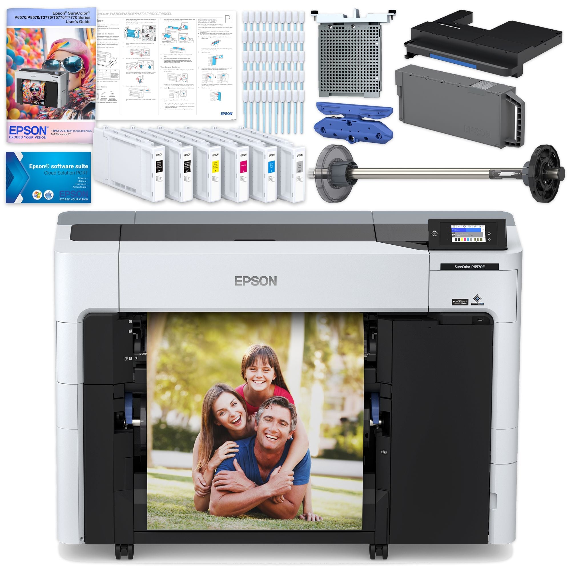 Epson SureColor P6570E 24-Inch Wide-Format Single-Roll Printer Inkjet Printer Epson 