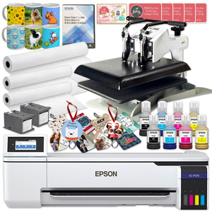 Epson SureColor PRO F570 24" Sublimation Printer w/ Geo Knight Heat Press Sublimation Bundle Epson Epson F570 Bundle 