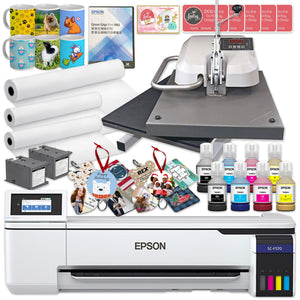 Epson SureColor PRO F570 24" Sublimation Printer w/ Insta Heat Press Sublimation Bundle Epson Epson F570 Bundle 