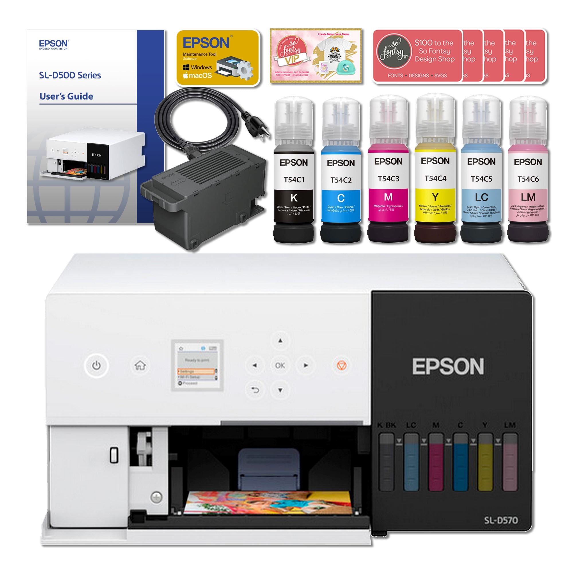 Original New For Epson L805 Color Inkjet Photo Printer A4 Size Epsons  Sublimation Printer