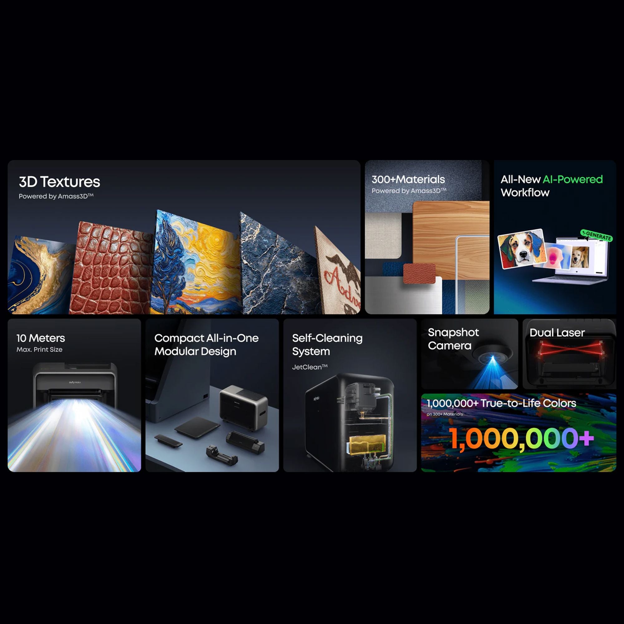 eufyMake E1 UV DTF & Direct To Object 3D-Texture Printer - 13" x 16.5" DTF Bundles Eufymake 