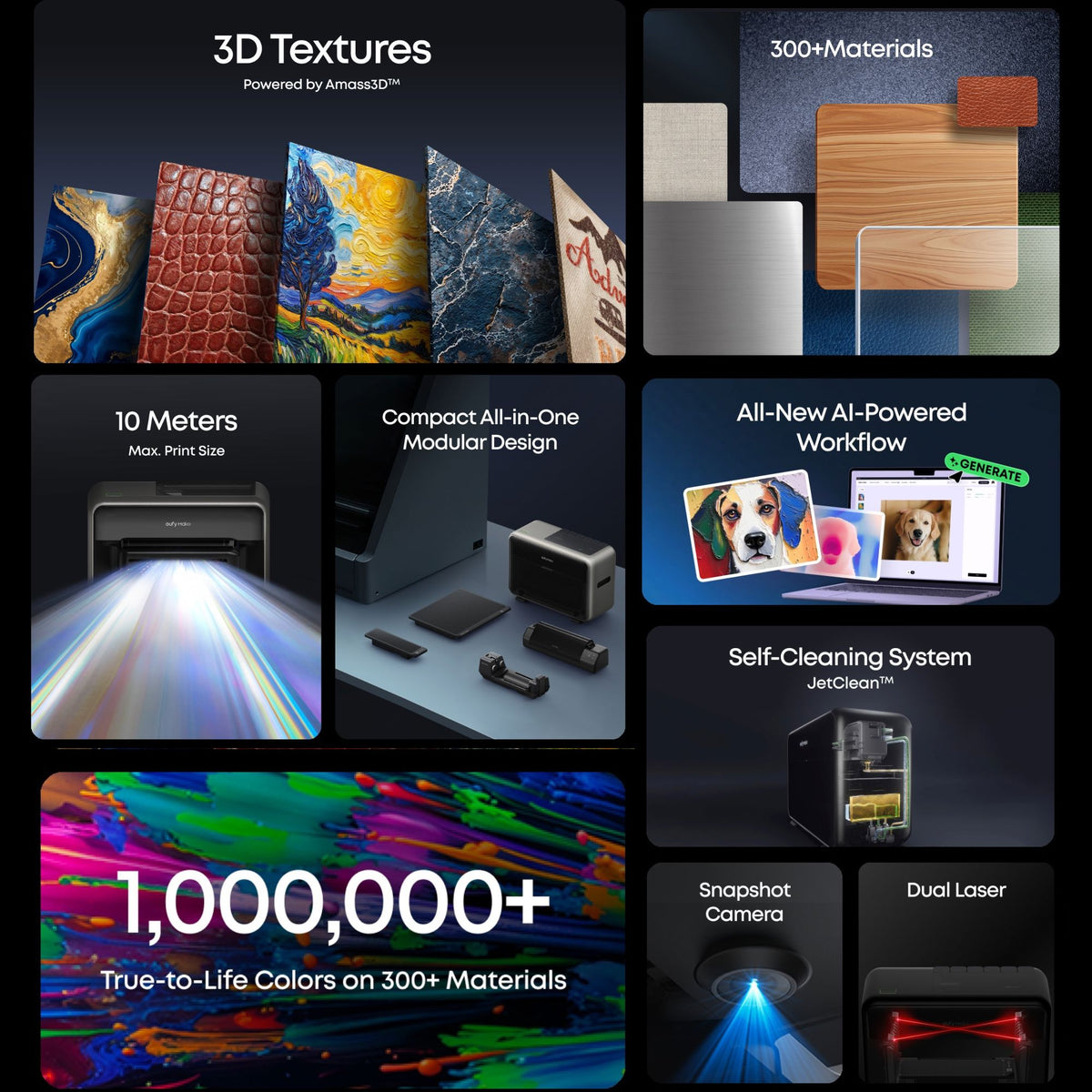 eufyMake E1 UV DTF &amp; Direct To Object 3D-Texture Printer - 13&quot; x 16.5&quot; DTF Bundles Eufymake 