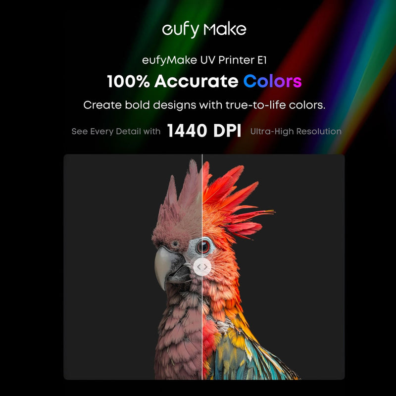 eufyMake E1 UV DTF & Direct To Object 3D-Texture Printer - 13" x 16.5" DTF Bundles Eufymake 