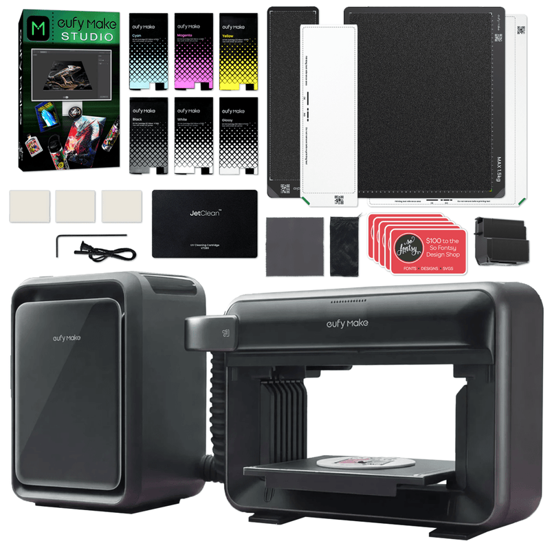 eufyMake E1 UV DTF & Direct To Object Printer, Ink, P1 Air Purifier Swing Design 1