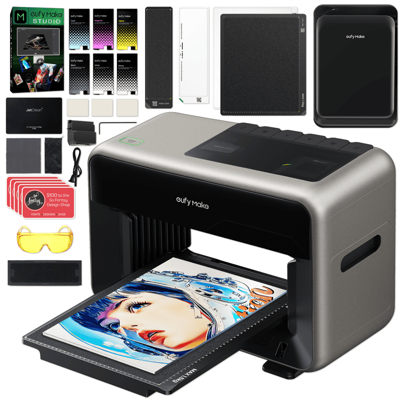 eufyMake E1 UV DTF & Direct To Object Printer, Ink, P1 Air Purifier Swing Design 2