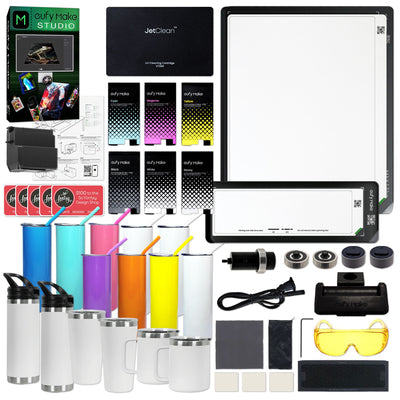 eufyMake E1 UV DTF & Direct To Object Printer with Rotary Starter Kit DTF Bundles Eufymake 