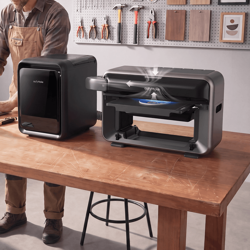 eufyMake E1 UV Printer P1 Air Purifier Swing Design 4