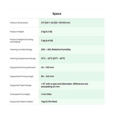 eufyMake Rotary Printing Attachment for E1 UV Printer DTF Bundles Eufymake 