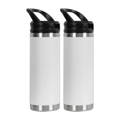 eufyMake Stainless Steel Skinny Tumblers – 2 Pack Swing Design 1