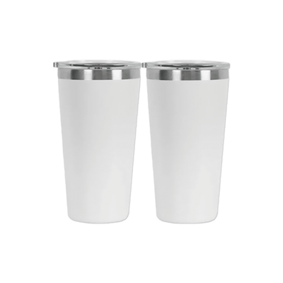 eufyMake Stainless Steel Tapered Tumblers – 2 Pack Swing Design 1