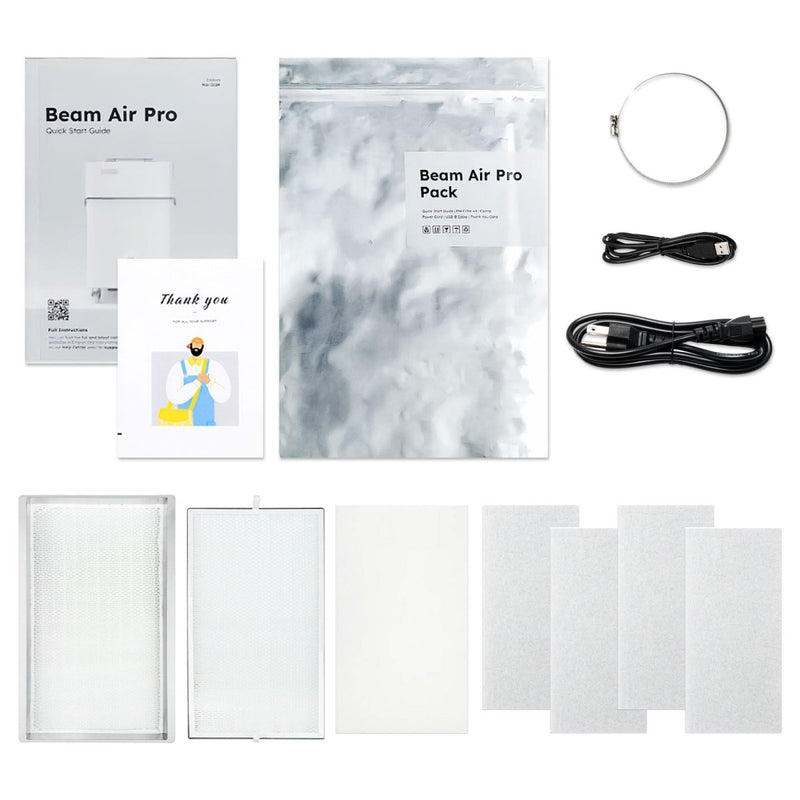 FLUX Beam Air PRO 3 Layer Universal Fume Extractor Swing Design 3