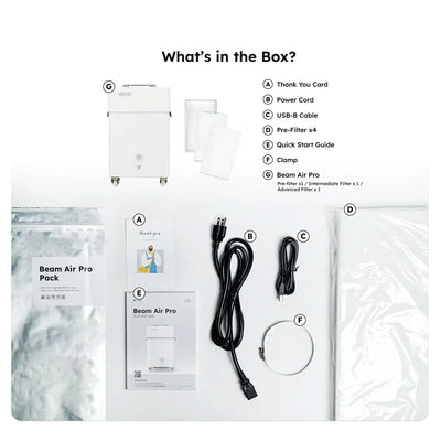 FLUX Beam Air PRO 3 Layer Universal Fume Extractor Swing Design 7