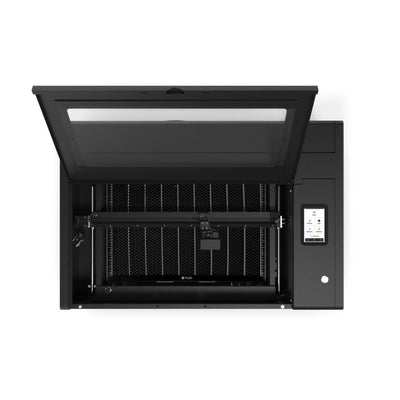 FLUX Beambox II 55W C02 Laser Cutter & Engraver with 4-in-1 Rotary & Auto Feeder - Swing Design13