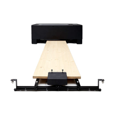 FLUX Beambox II Passthrough &amp; Open Bottom Frame with Auto Feeder Extension Pack - Swing Design1